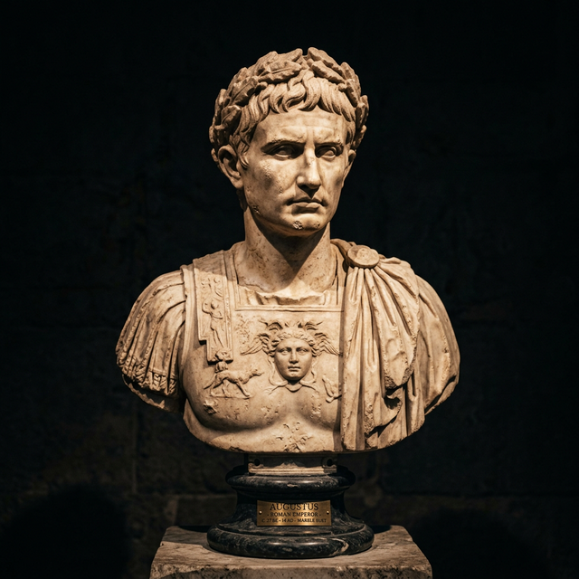 Marble Bust of Augustus