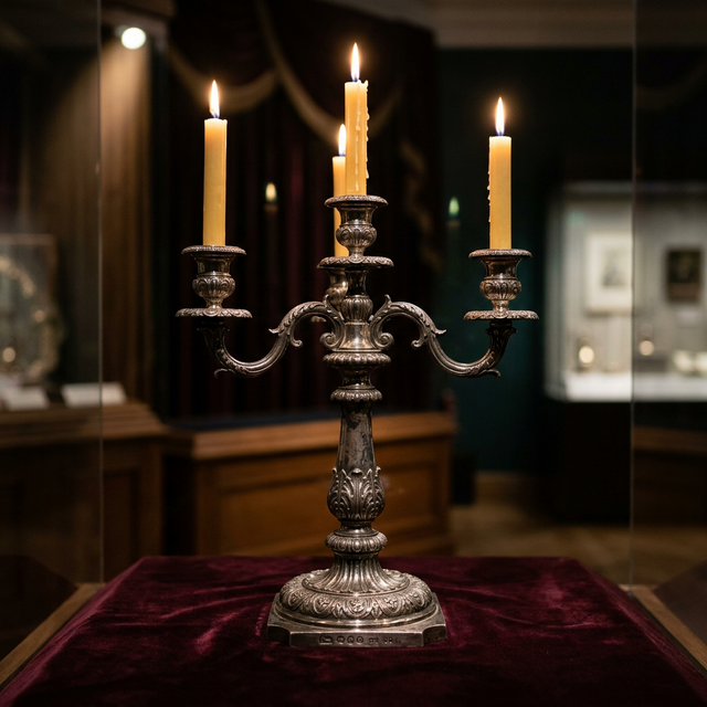 Silver Candelabra Set