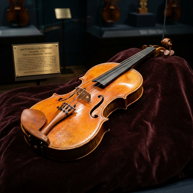 Stradivarius Violin 'The Red Diamond'